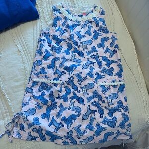 Lilly Pulitzer Blue and White shift Dress